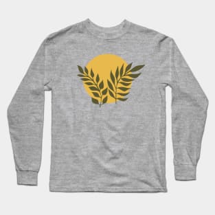 Tropical Leaves Long Sleeve T-Shirt